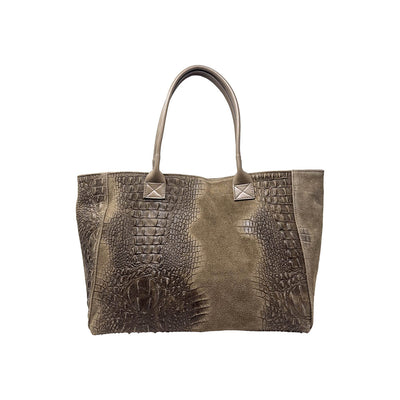 Large Wearable Shoulder Shopper Bag for Women in Leather - K062