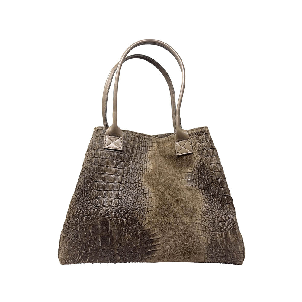 Large Wearable Shoulder Shopper Bag for Women in Leather - K062