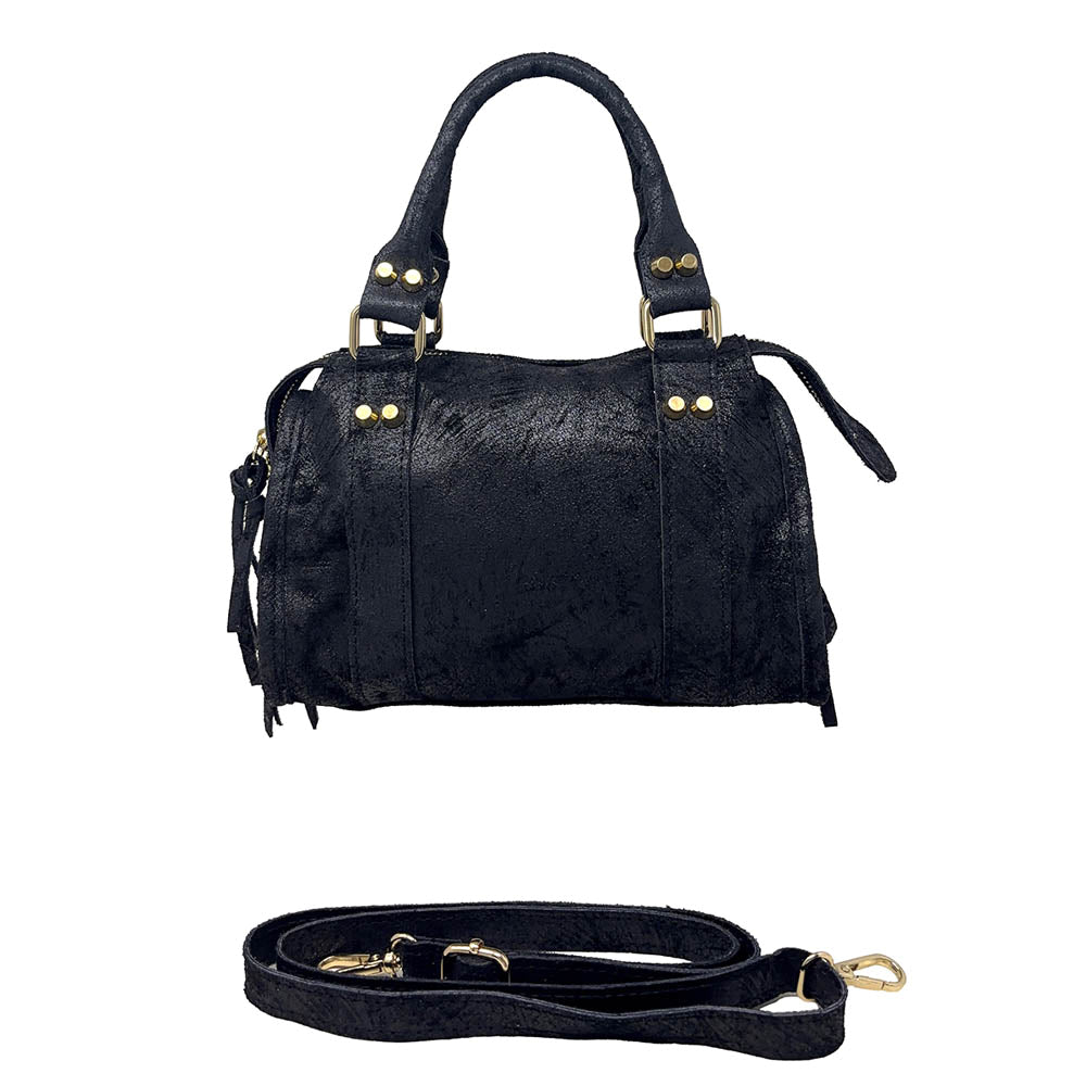 Borsa a Mano Piccola in Pelle Opaca con Borchie - ART. K072