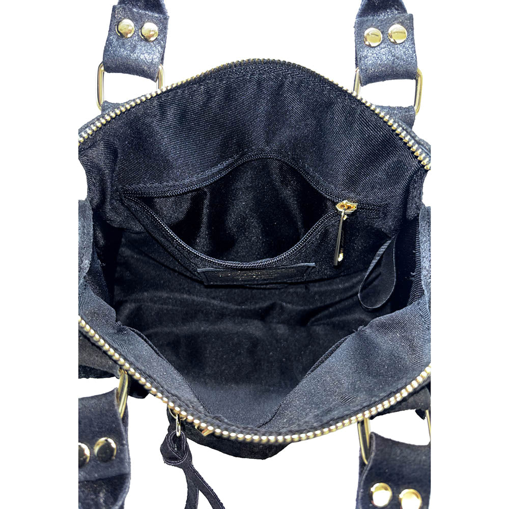 Borsa a Mano Piccola in Pelle Opaca con Borchie - ART. K072