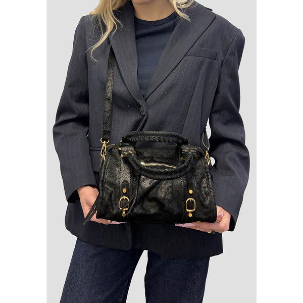 Borsa a Mano Piccola in Pelle Opaca con Borchie - ART. K072