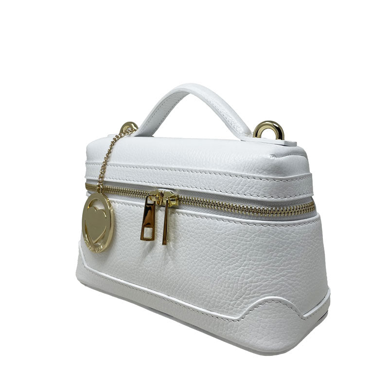 Leather Handheld Beauty Bag - K078