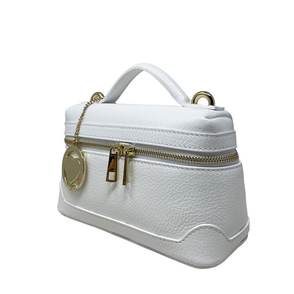 Leather Handheld Beauty Bag - K078