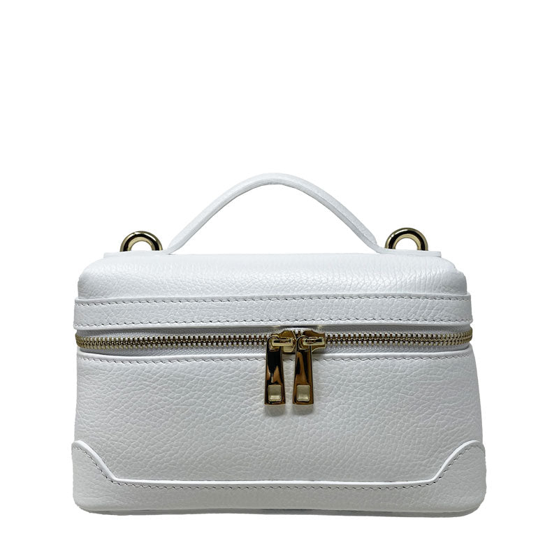 Leather Handheld Beauty Bag - K078