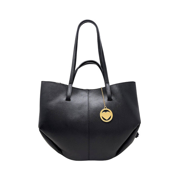 Women's Leather Dollar Shoulder Shopper Bag - ART. K100
