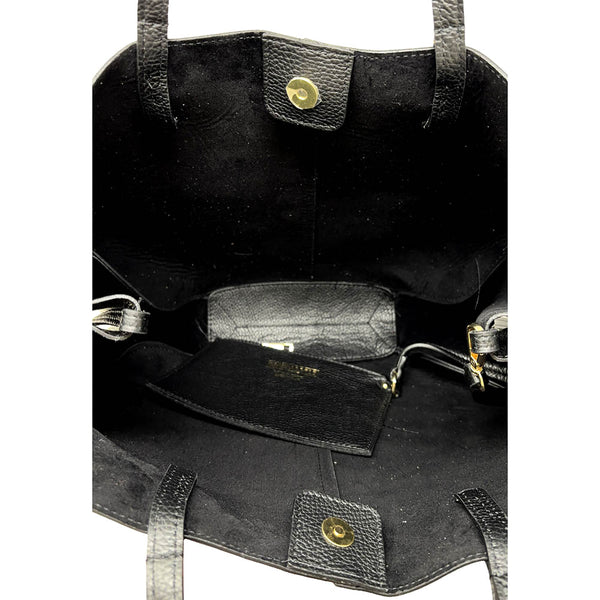 Women's Leather Dollar Shoulder Shopper Bag - ART. K100