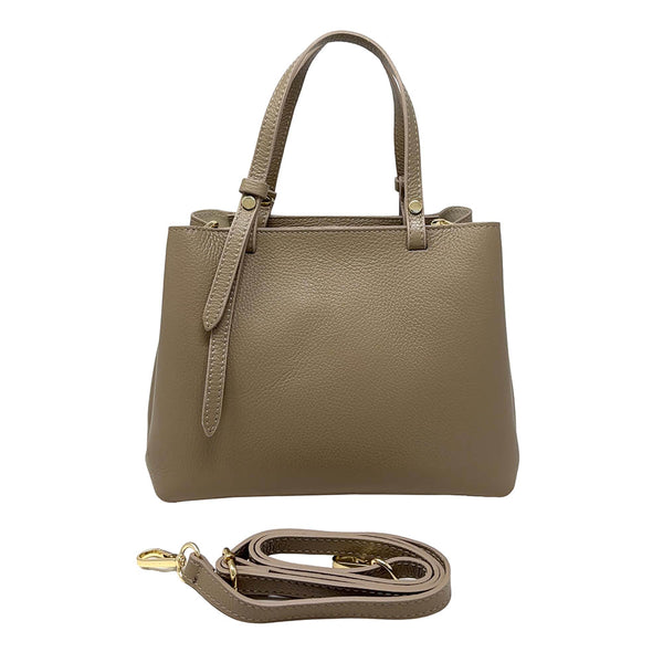 Elegant Women's Handbag in Hammered Leather with Shoulder Strap - ART. K103
