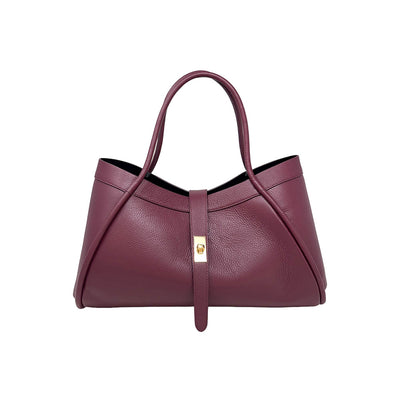 Borsa a Mano Elegante da Donna con Tracolla in Pelle Martellata - ART. K105