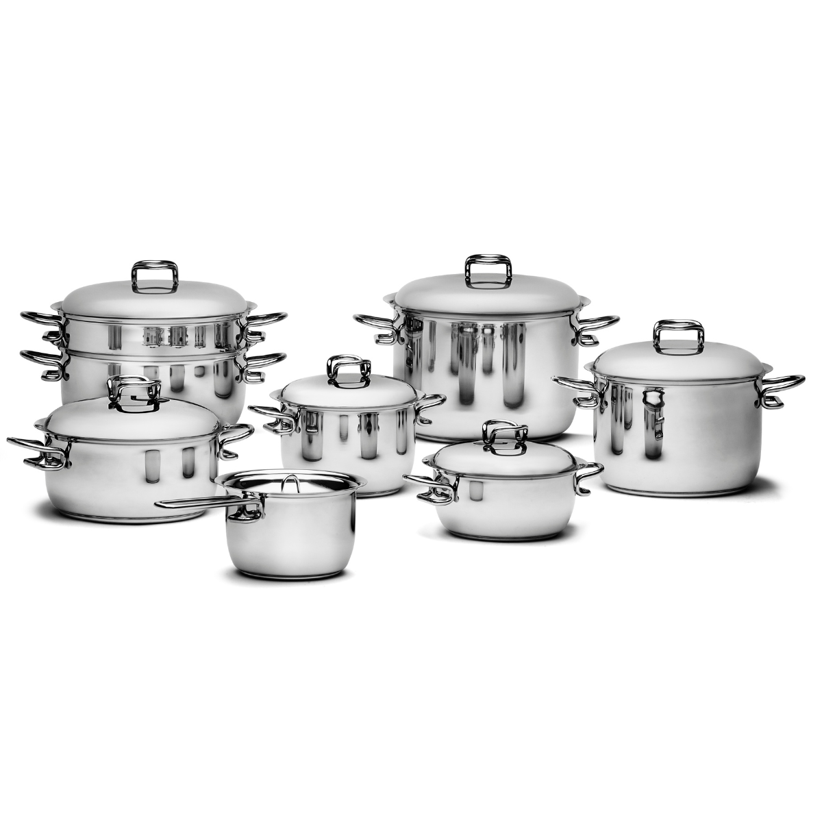 KAREN COOKWARE SET - 14 ITEMS - SERAFINO ZANI