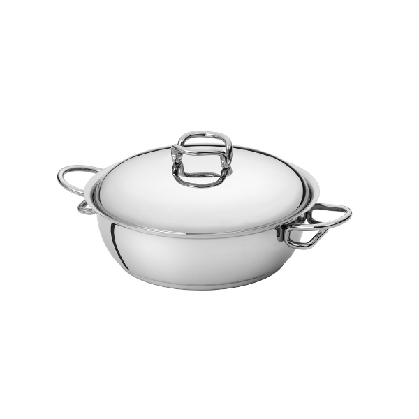 KAREN - 24 cm PAN WITH LID - SERAFINO ZANI