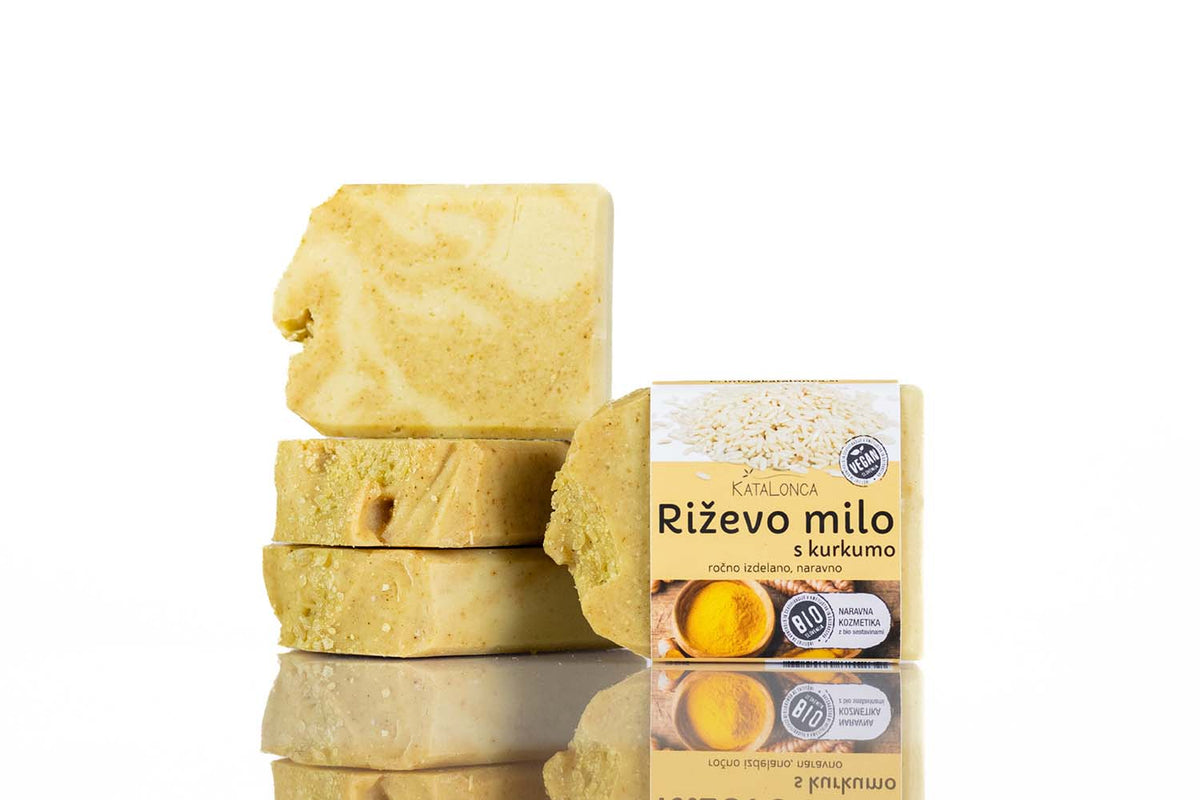 Rice Soap with Turmeric