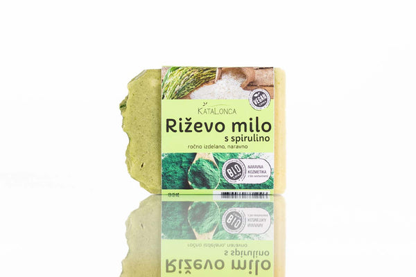 Riževo milo s spirulino