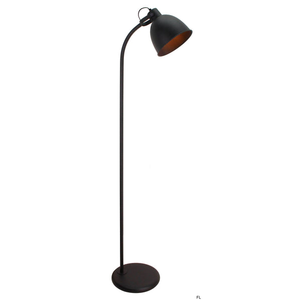 Chericoni Koen vloerlamp, 152 cm hoog, zwart design, 1 lichts met E27 fitting, een moderne en stijlvolle toevoeging aan elk interieur.
