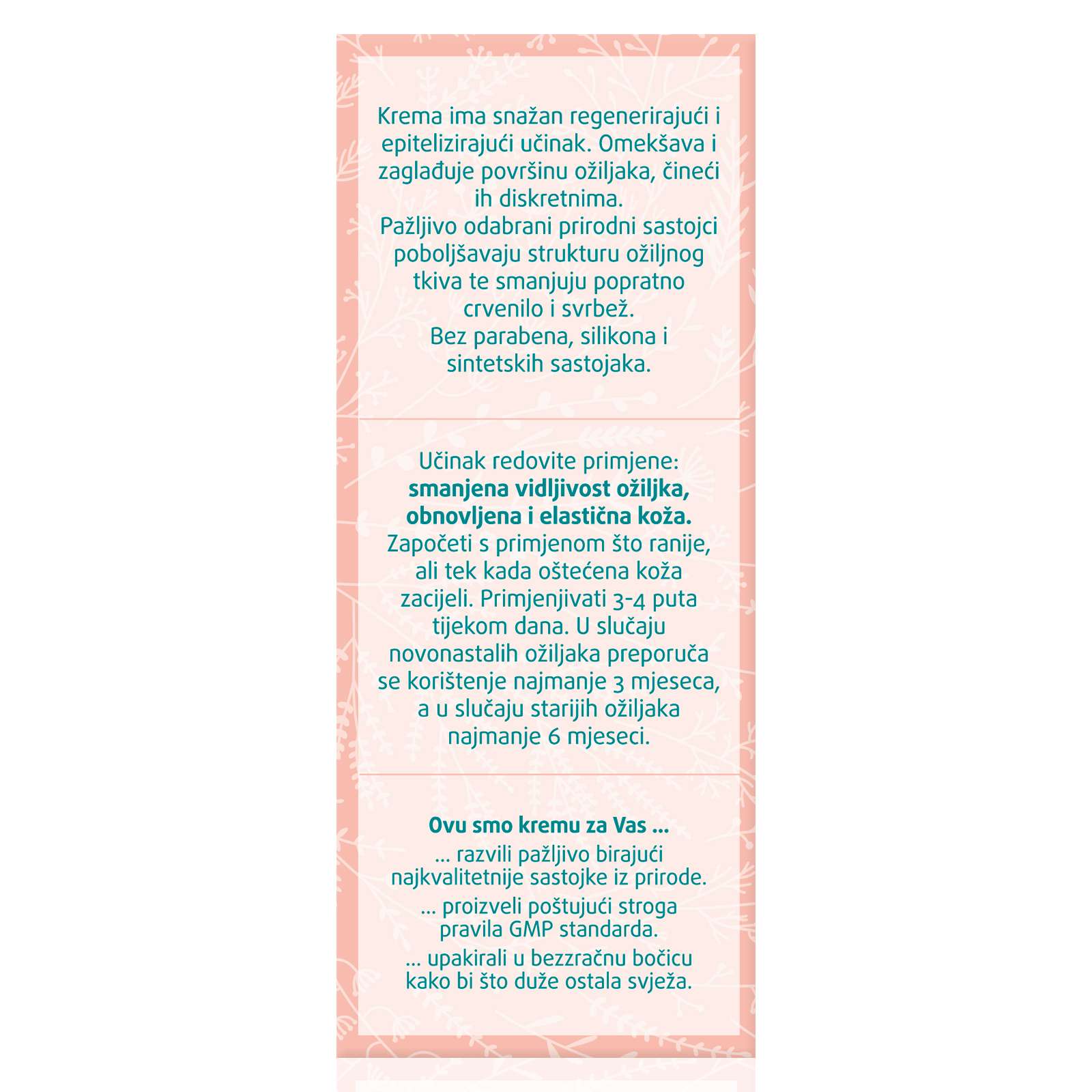 Krema za kožo s brazgotinami