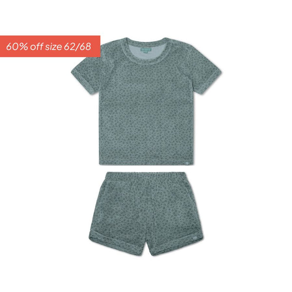 Leopard | Zeleni dječački set za plažu - Terry