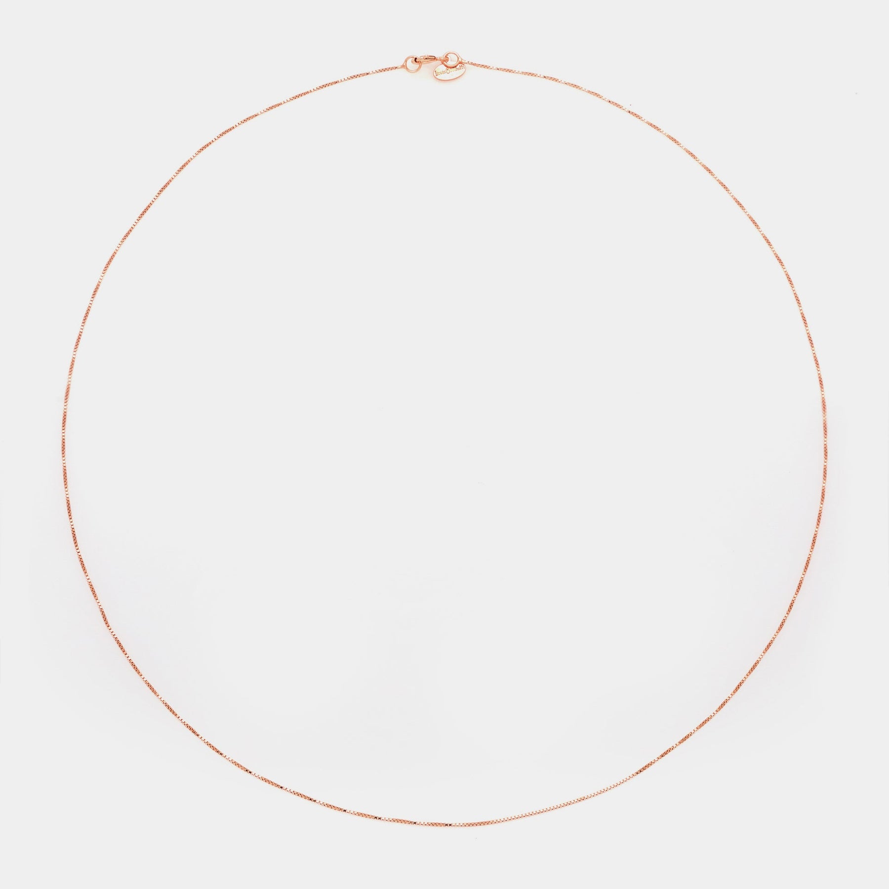 VENETA chain in rose silver