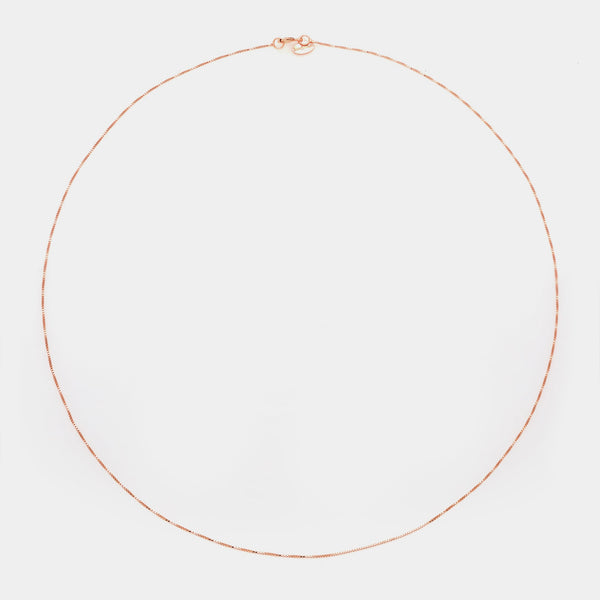 VENETA chain in rose silver
