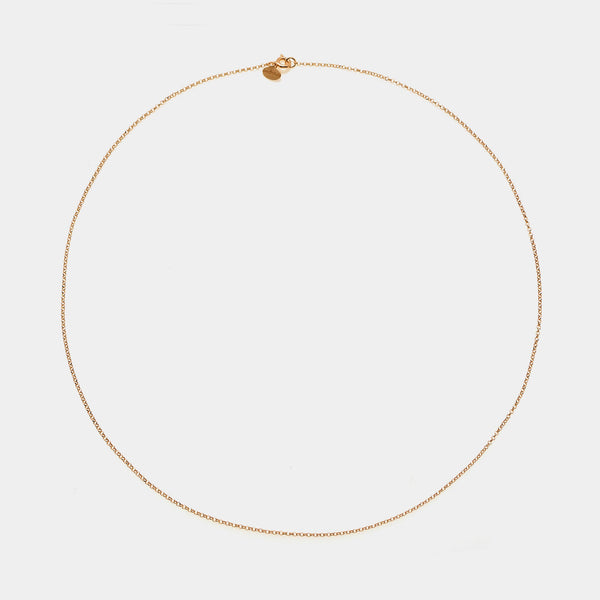 ROLO' DIAMANTATED Chain in Gold-Plated Silver