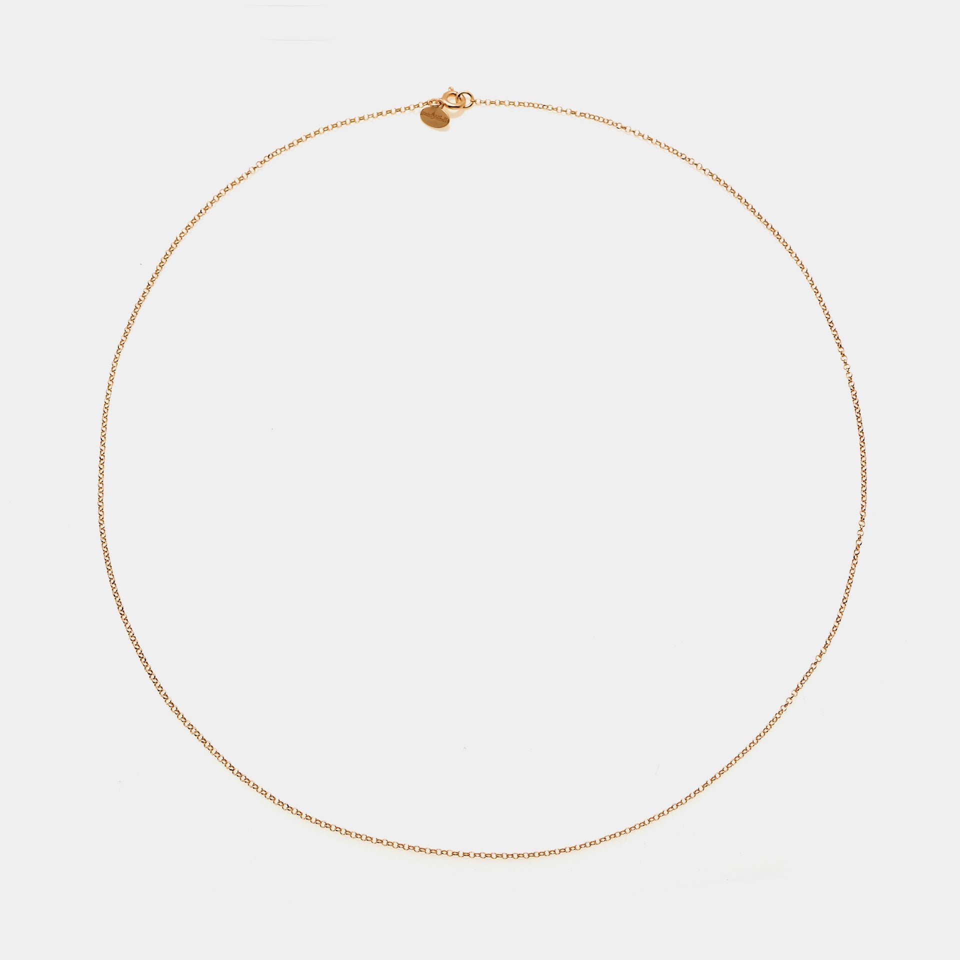 ROLO' DIAMANTATED Chain in Gold-Plated Silver