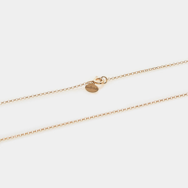 ROLO' DIAMANTATED Chain in Gold-Plated Silver