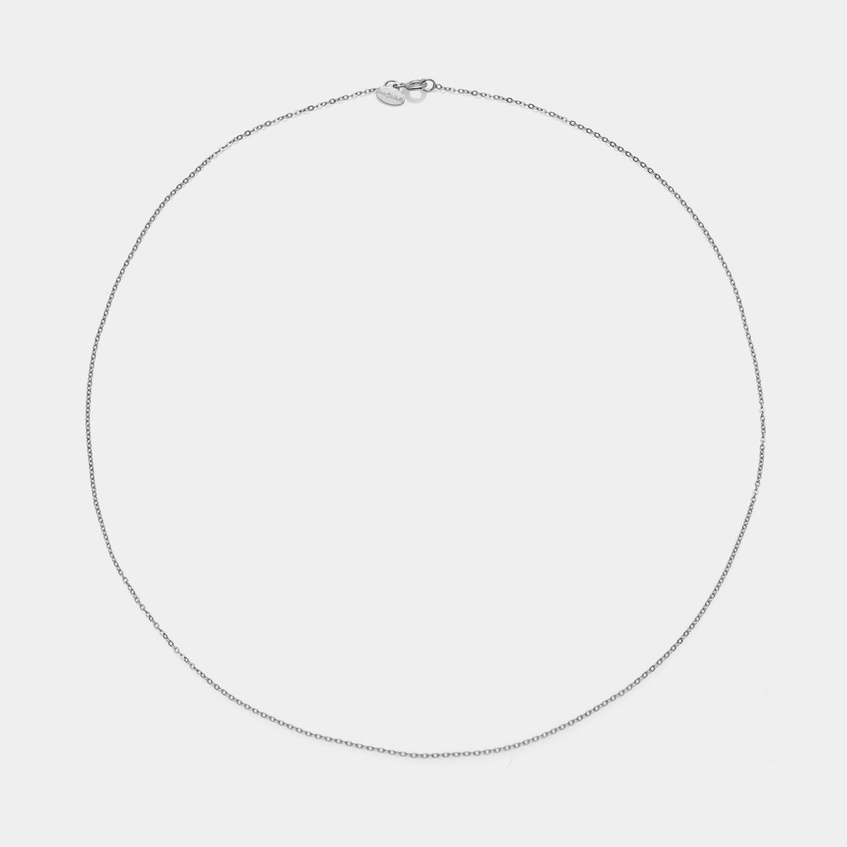 FORZATINA BRILLIANT CHAIN in rhodium-plated silver