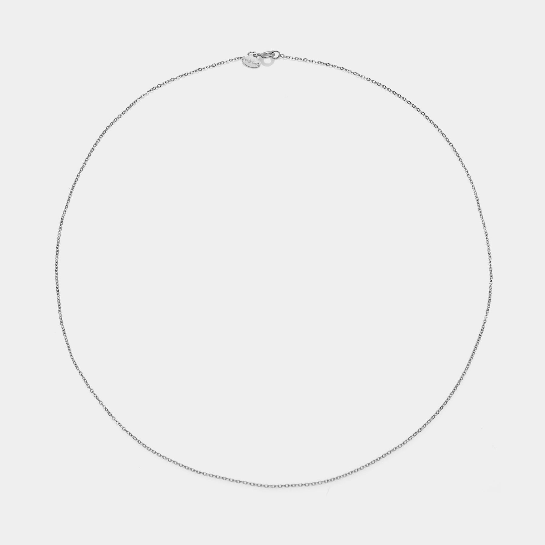 FORZATINA BRILLIANT CHAIN in rhodium-plated silver