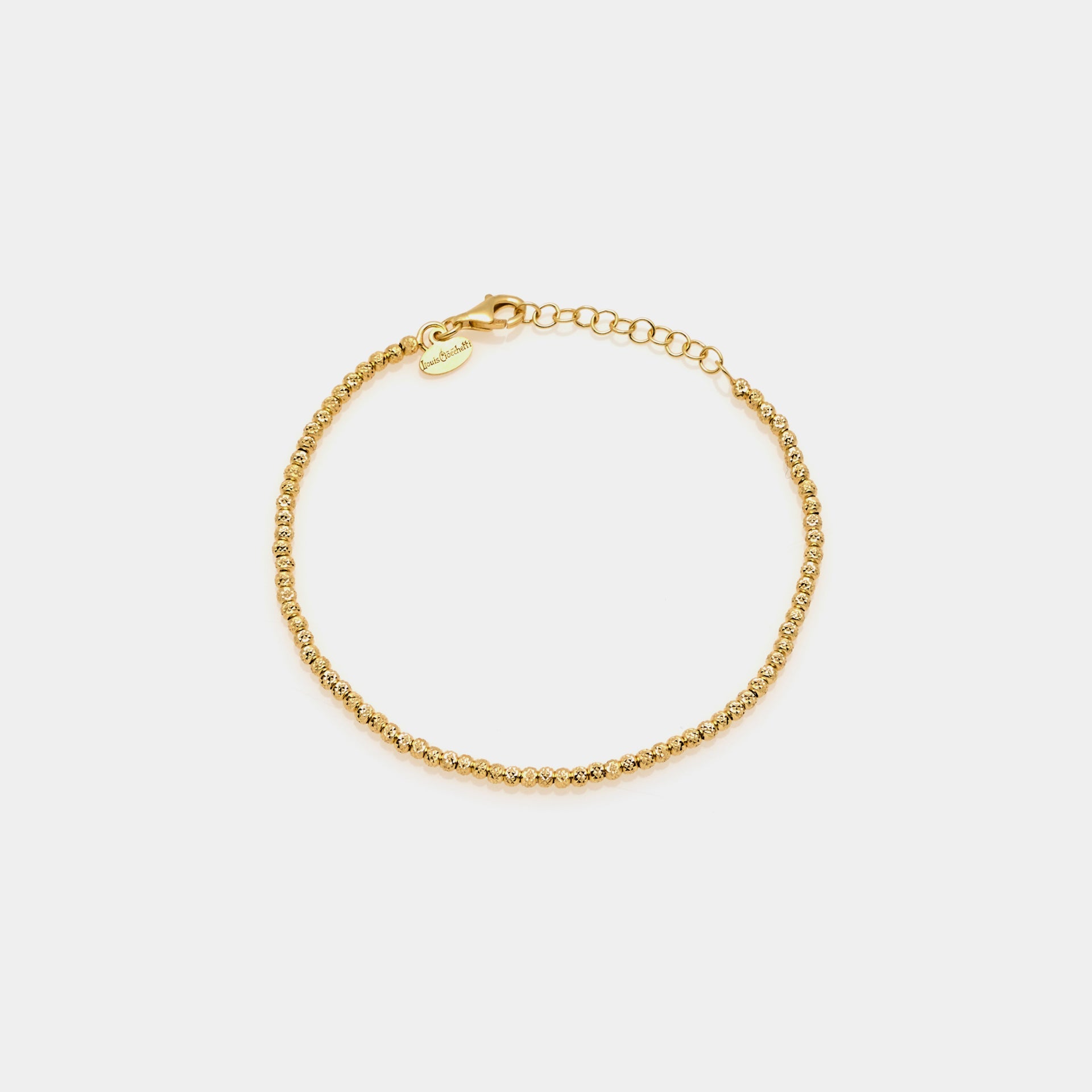 Silver bracelet plated in yellow gold ref. LC12