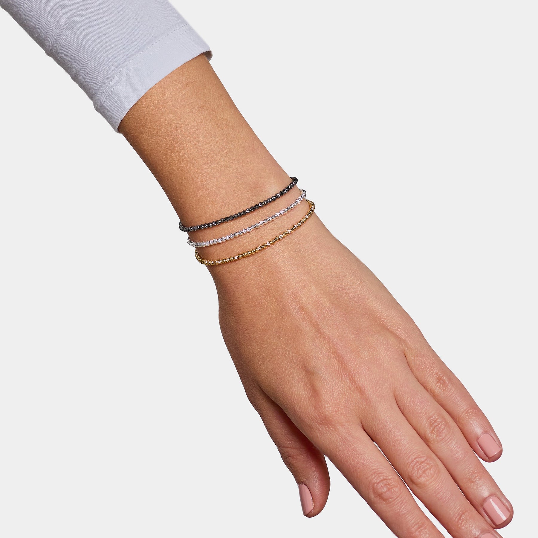 Silver bracelet plated in yellow gold ref. LC12