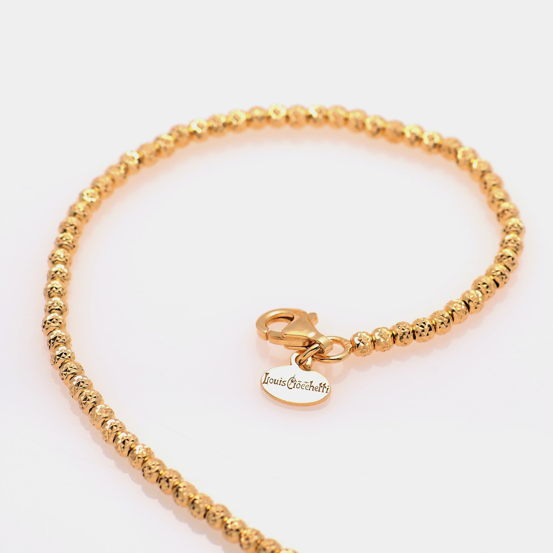 Silver bracelet plated in yellow gold ref. LC12