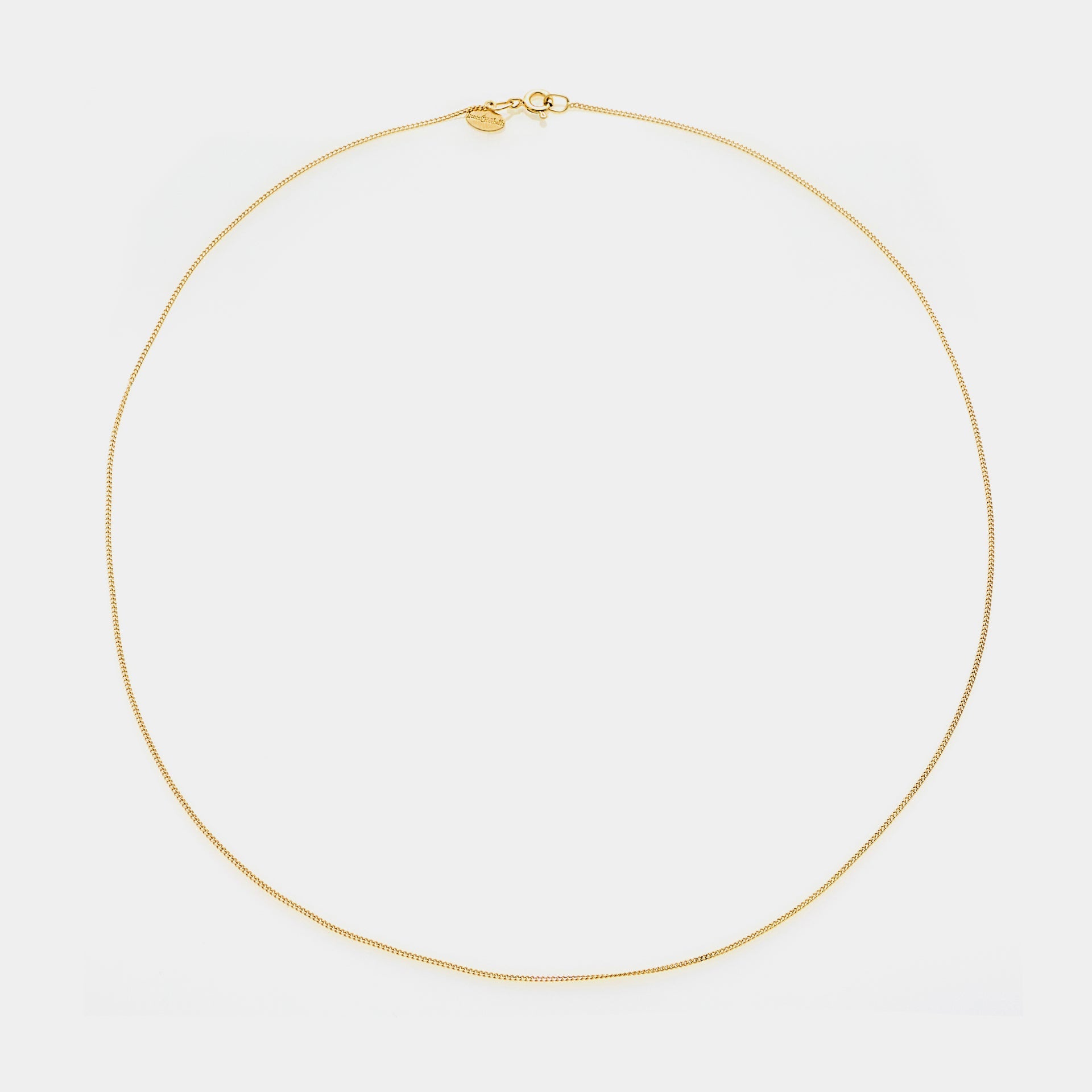 Diamond-cut or Barbazale chain in gold-plated silver