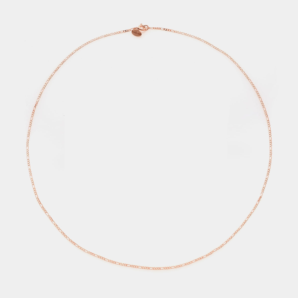 FIGARO link chain in rose silver