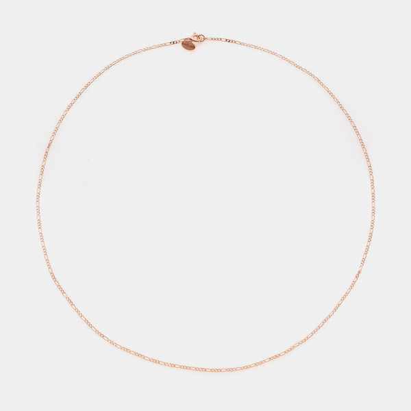 FIGARO link chain in rose silver