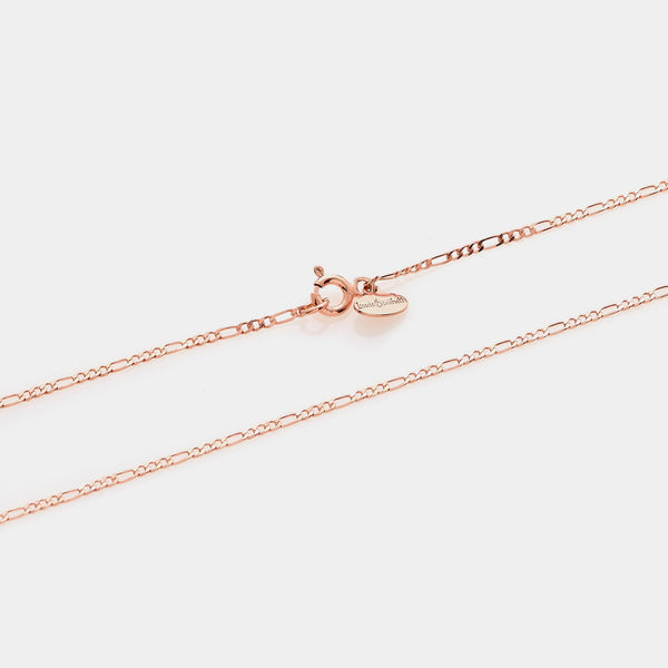 FIGARO link chain in rose silver