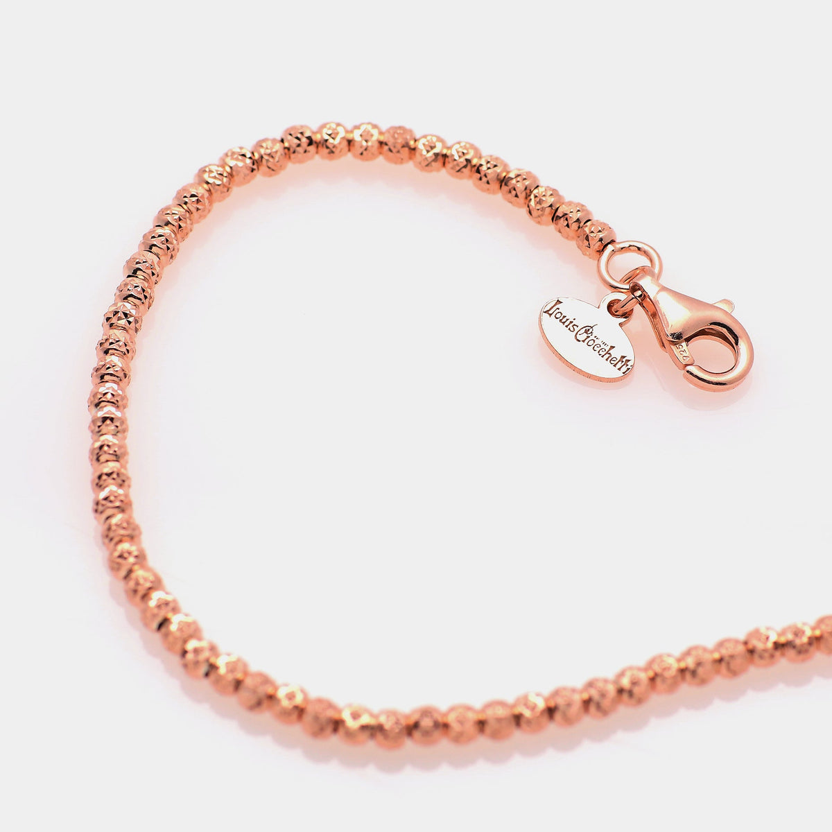 Rose Gold Plated Silver Anklet ref. LC14-C