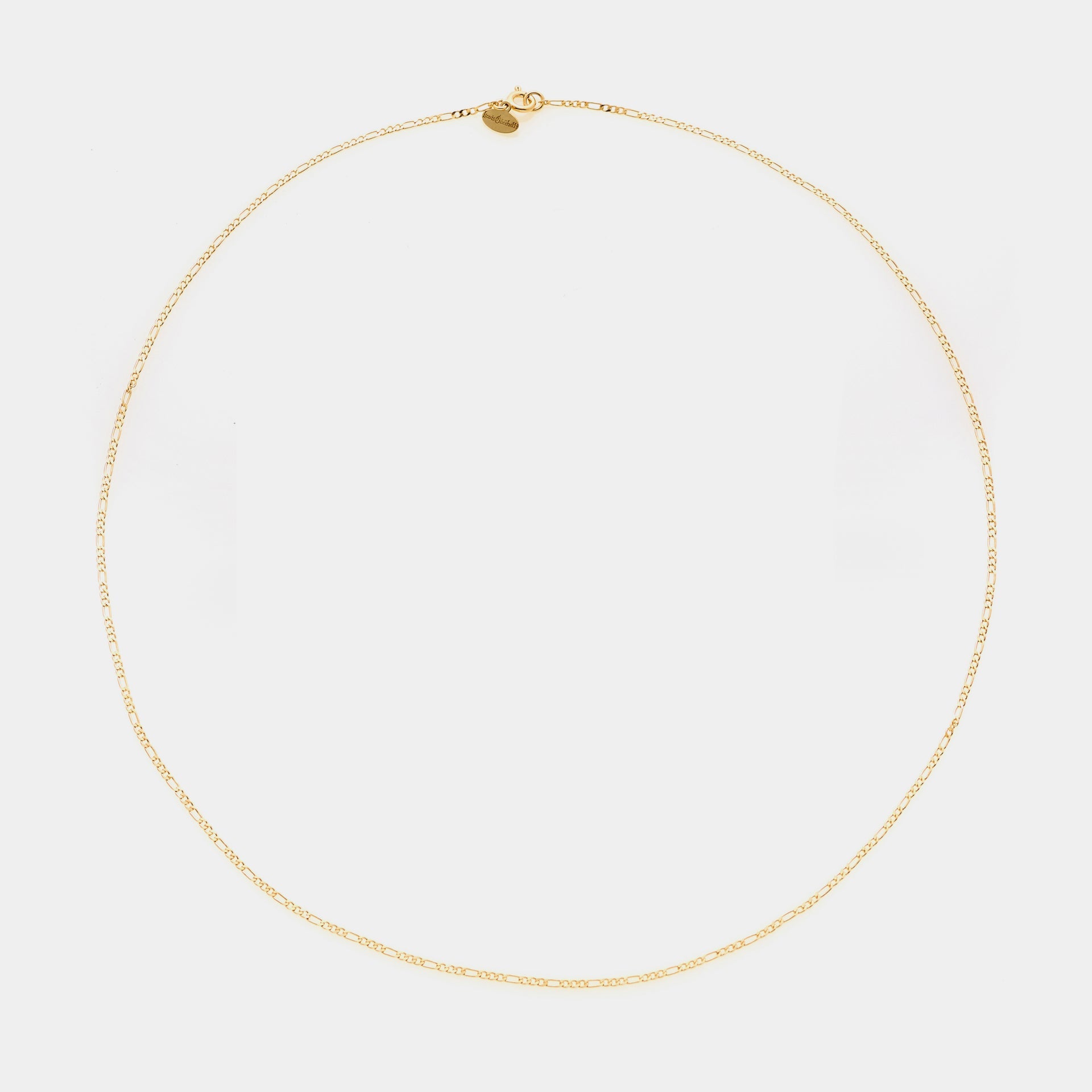 FIGARO chain in gold-plated silver
