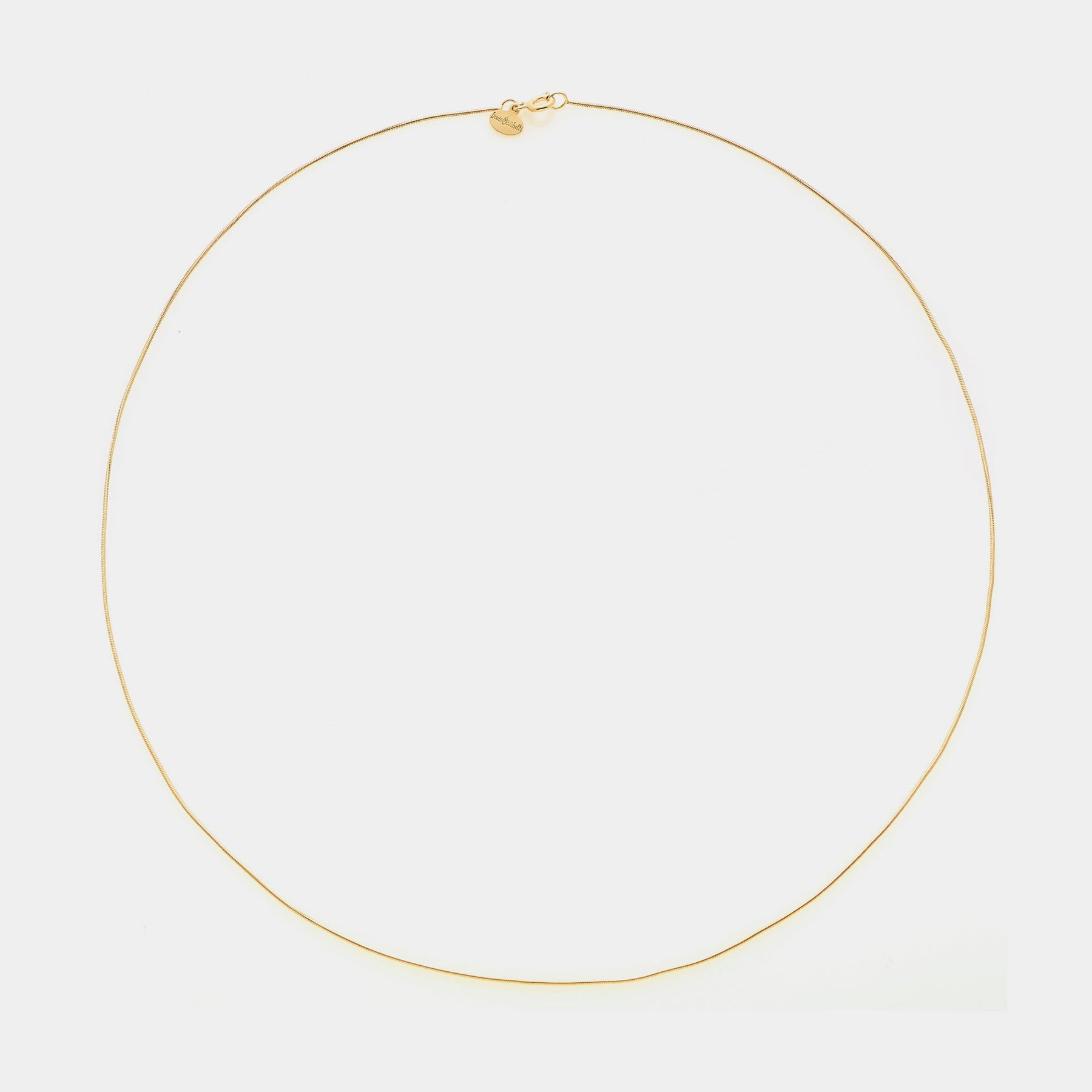 Coda di Topo Chain in Gold-Plated Silver