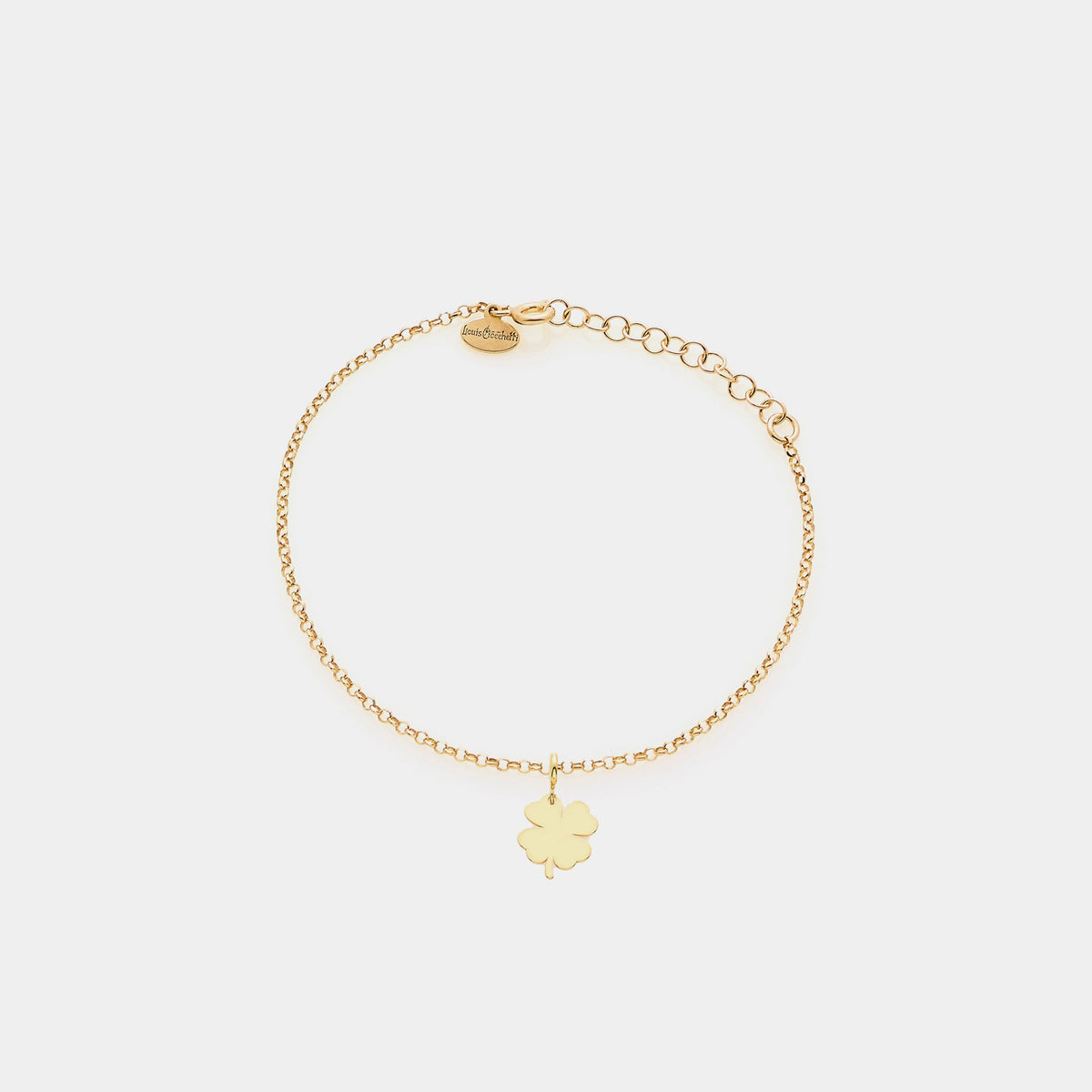 ROLO' DIAMANTATA Link Bracelet in Gold-Plated Silver ref. LC166