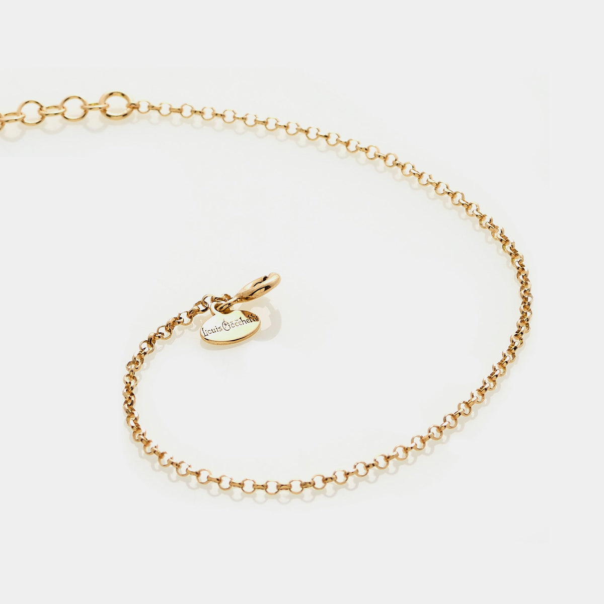 ROLO' DIAMANTATA Link Bracelet in Gold-Plated Silver ref. LC166