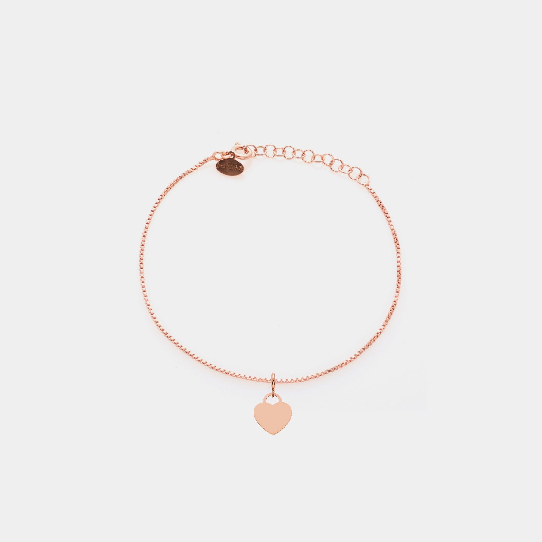 VENETIAN Link Bracelet in Rose Silver ref. LC171