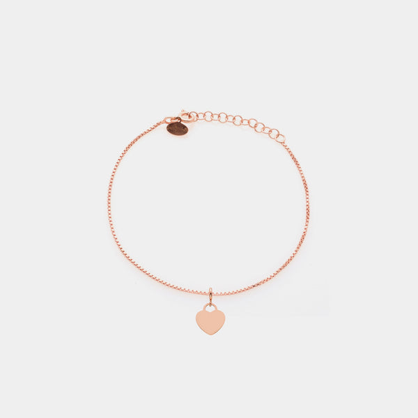 VENETIAN Link Bracelet in Rose Silver ref. LC171