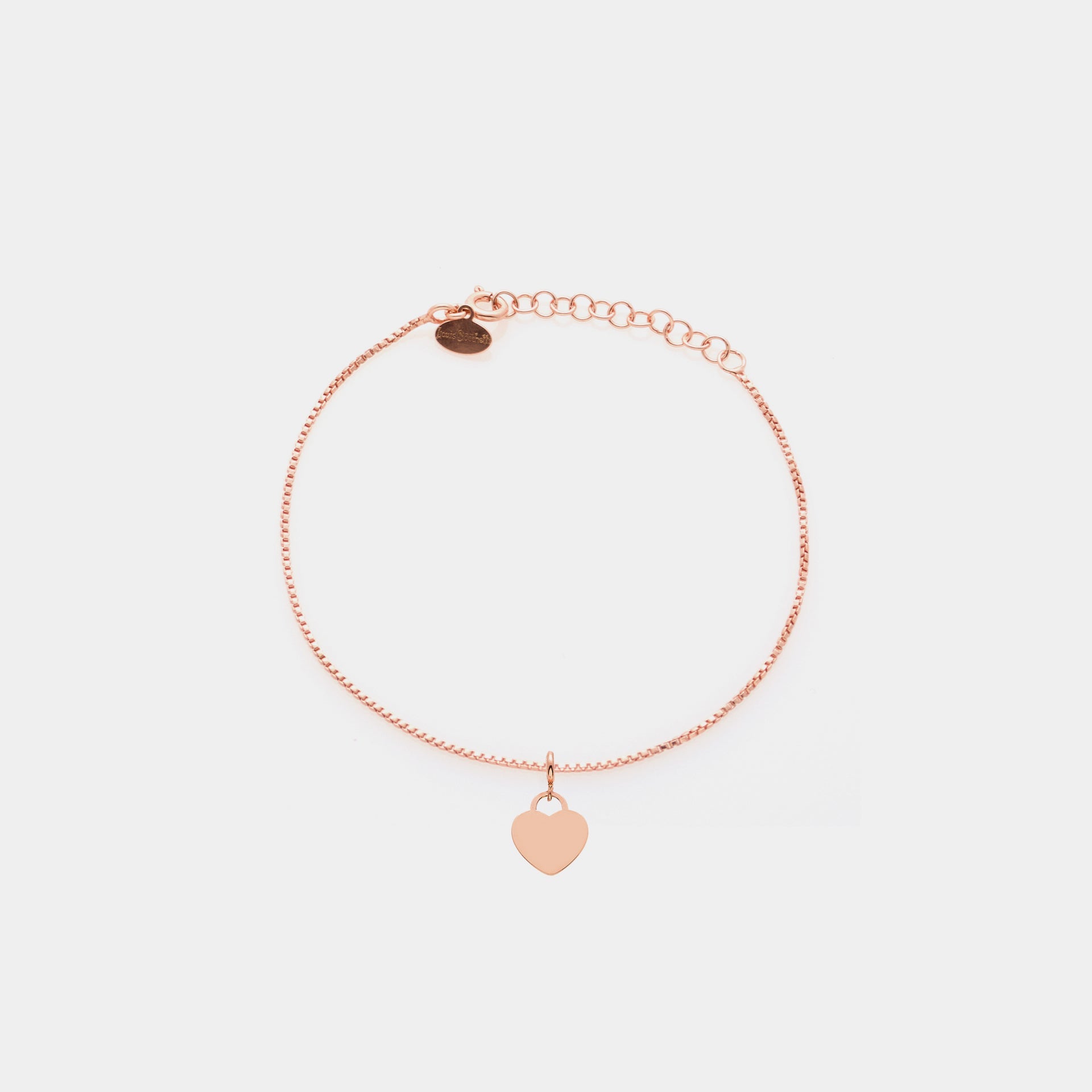 VENETIAN Link Bracelet in Rose Silver ref. LC171