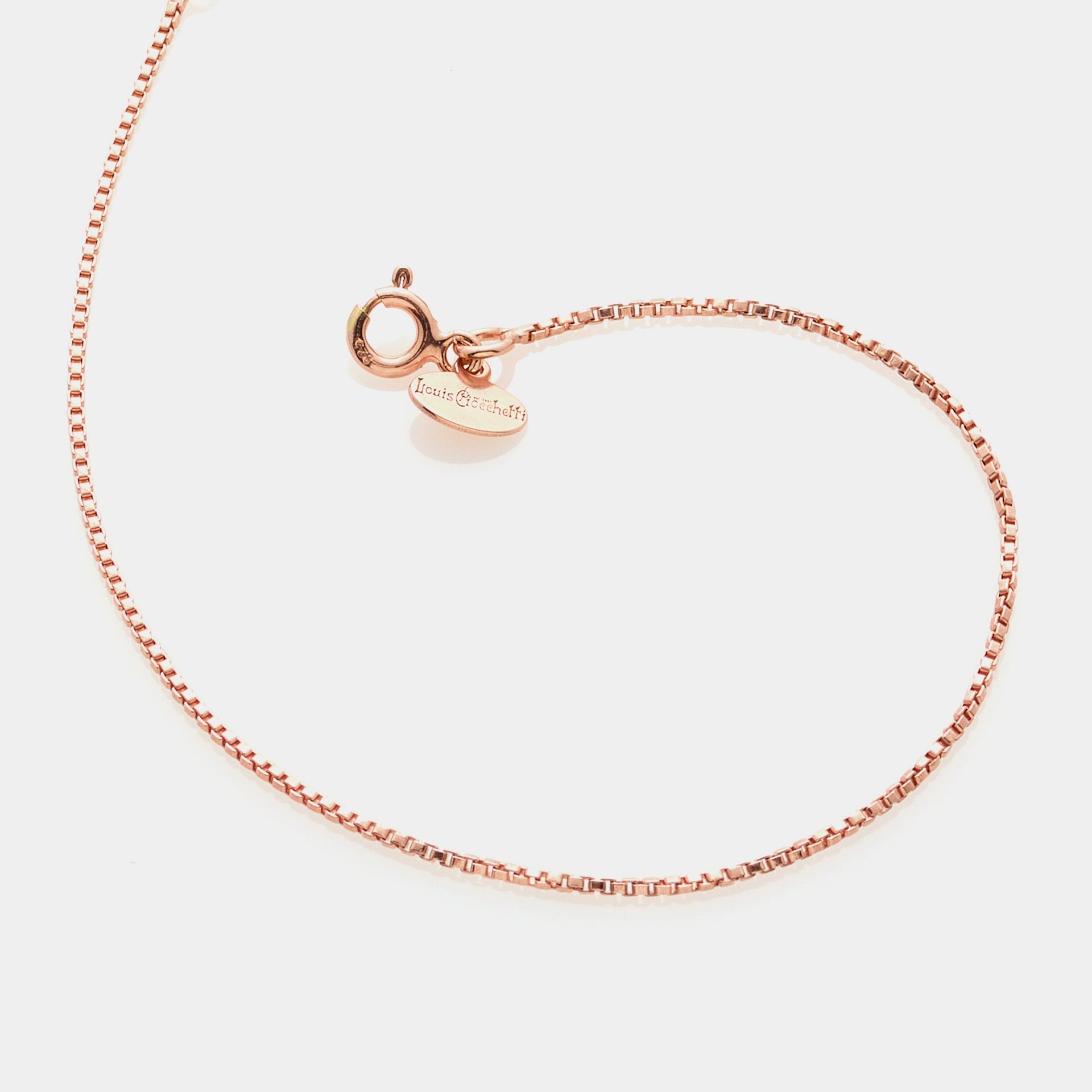VENETIAN Link Bracelet in Rose Silver ref. LC171
