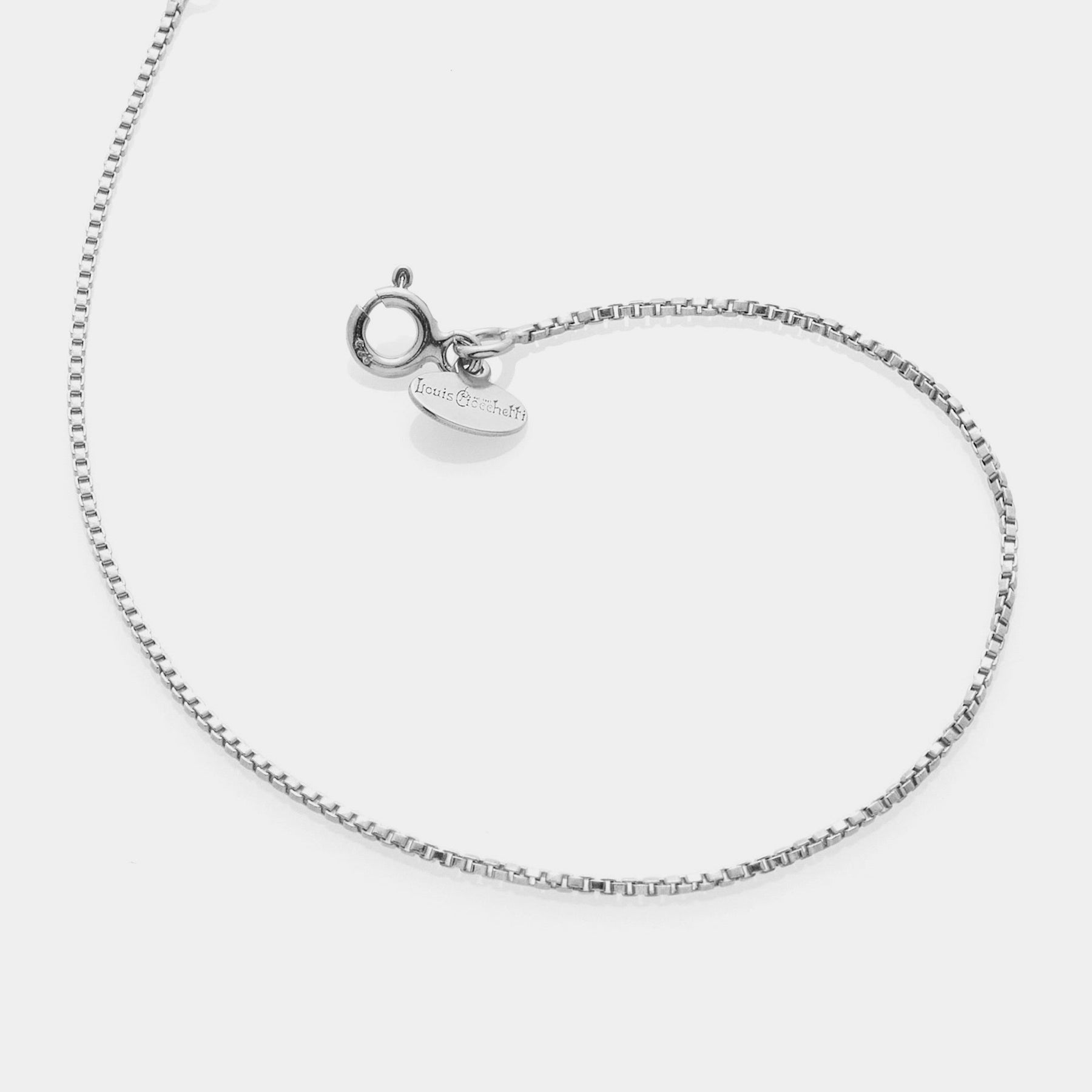 VENETIAN Link Bracelet in Rhodium-Plated Silver ref. LC170