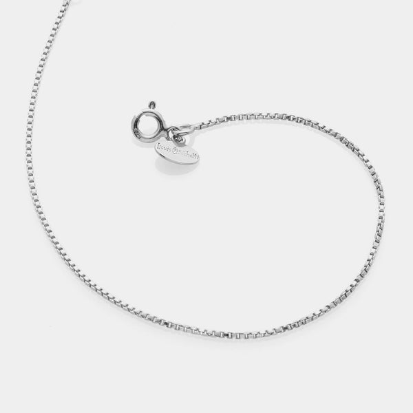VENETIAN Link Bracelet in Rhodium-Plated Silver ref. LC170