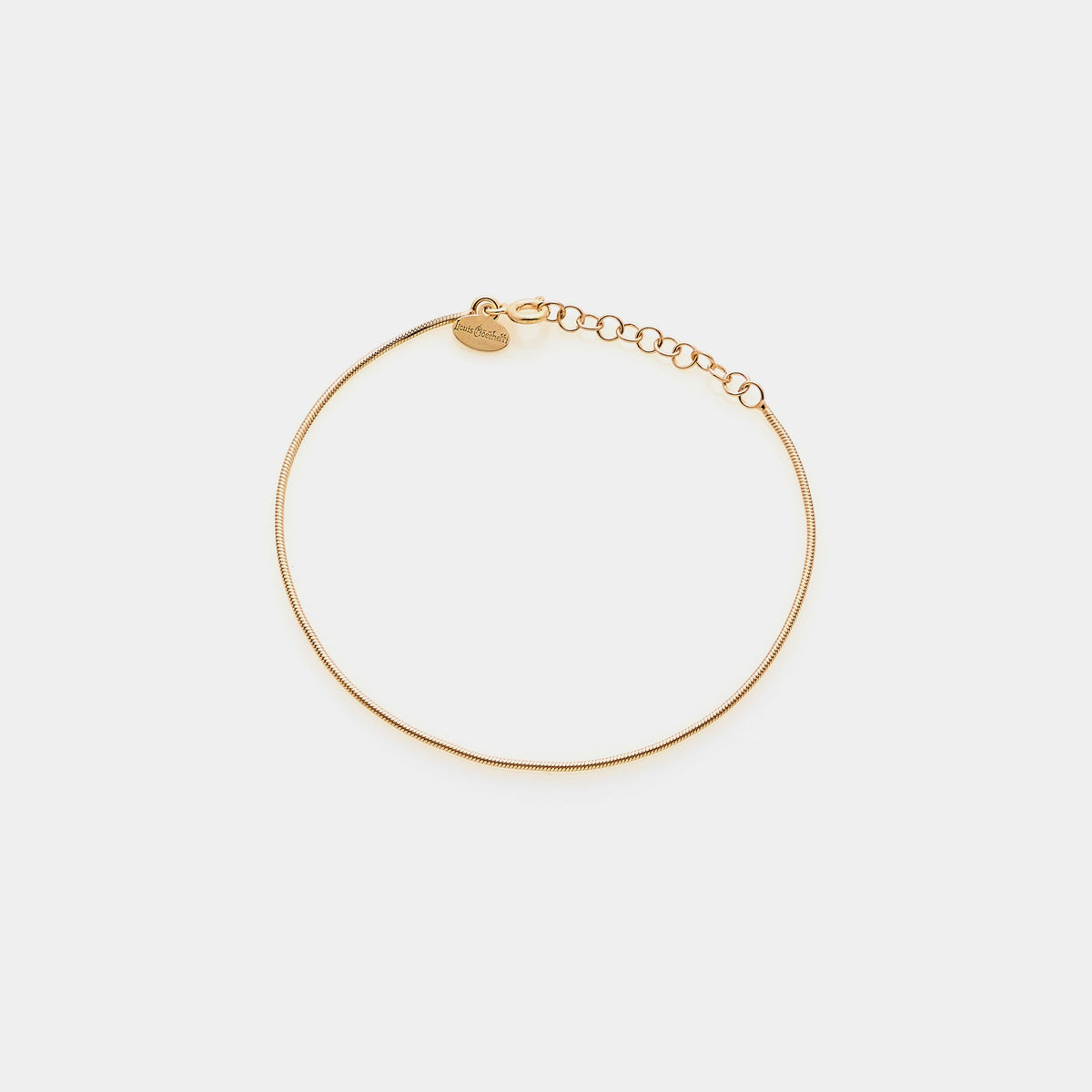 CATAIL LINK Bracelet in Gold-Plated Silver ref. LC172