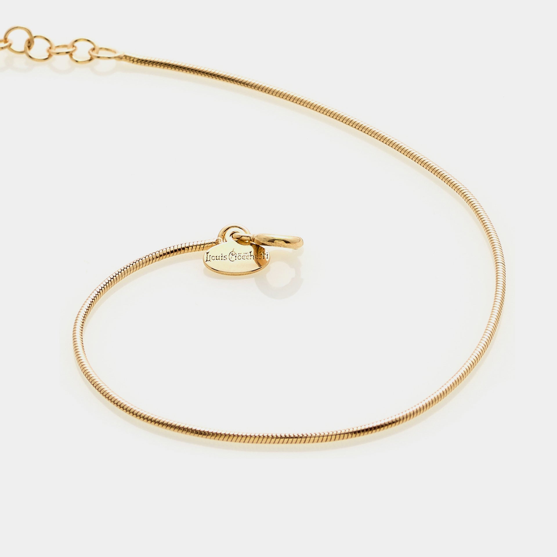 CATAIL LINK Bracelet in Gold-Plated Silver ref. LC172