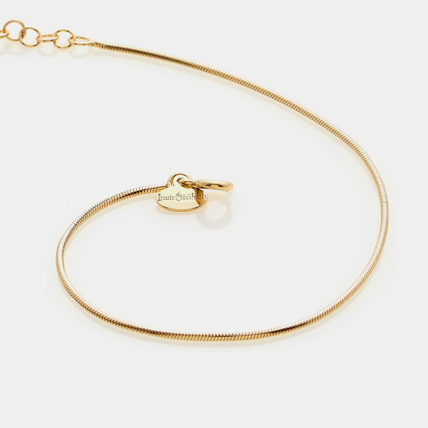 Pulsera CATAIL LINK en Plata Baño de Oro ref. LC172