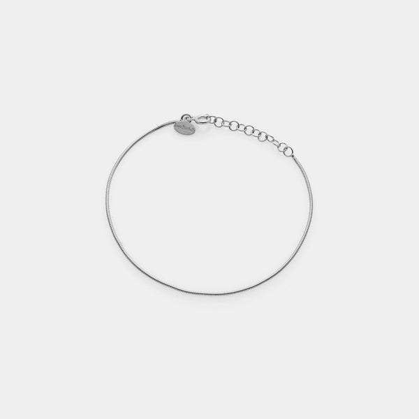 CATAIL LINK BRACELET in rhodium-plated silver ref. LC173