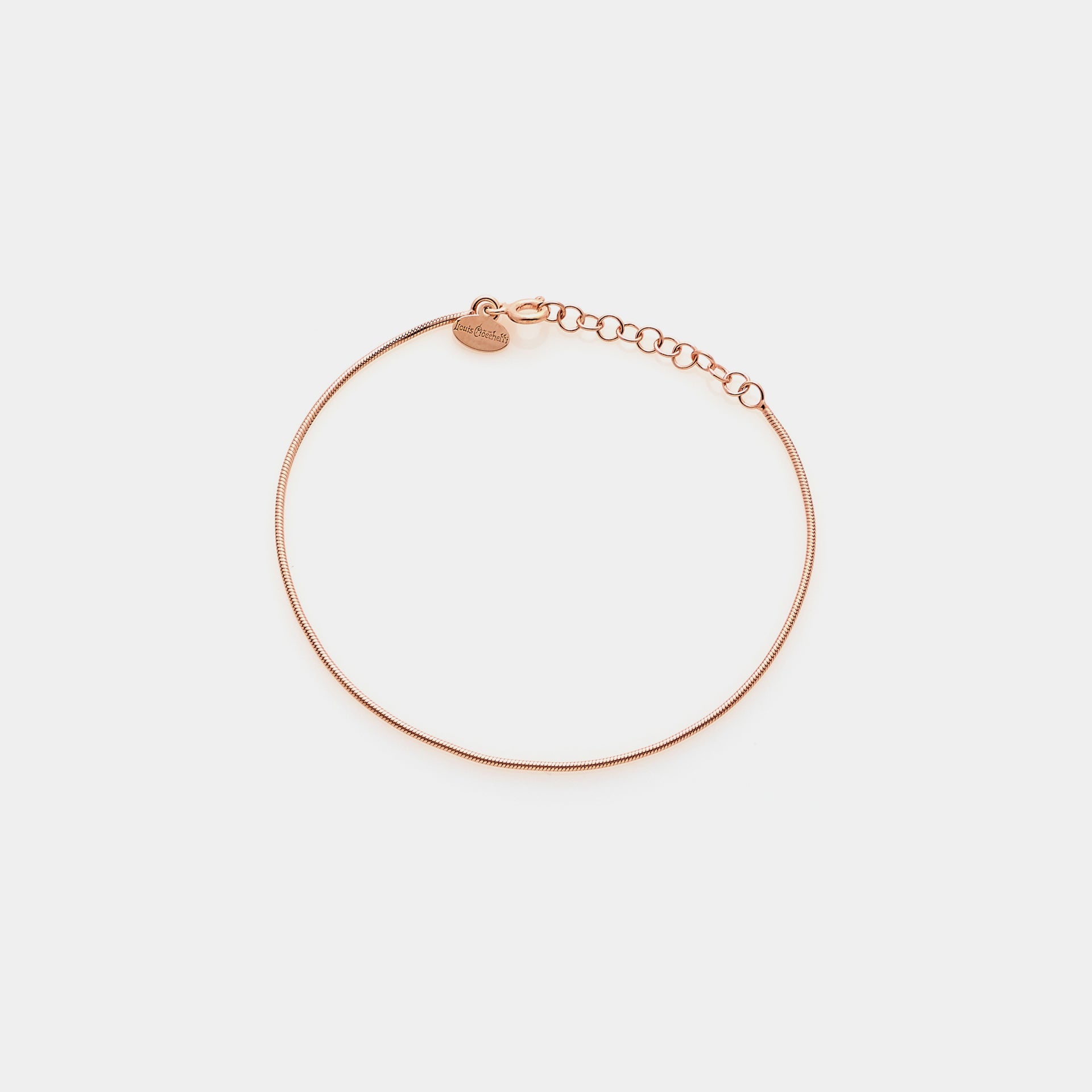 CATAIL LINK BRACELET in rose silver ref. LC174