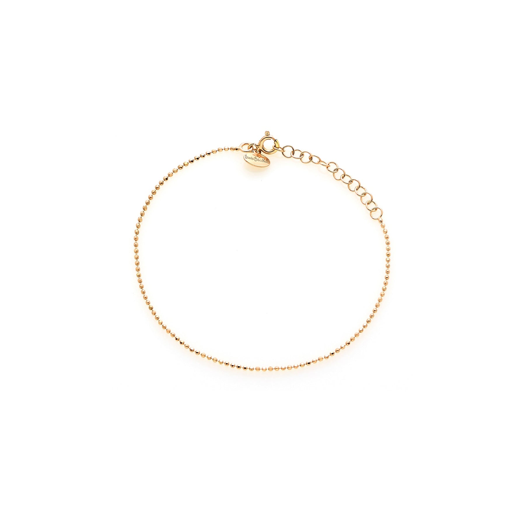 Diamond Ball Chain Bracelet in Gold-Plated Silver ref. LC175